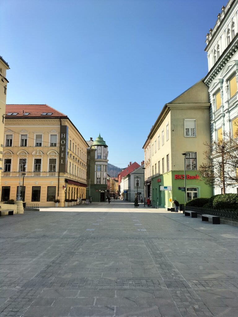 Celje, une ville très colorée