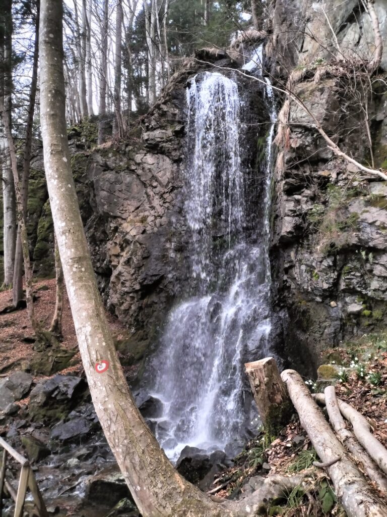 Slap Skalca, Pohorje, Slovénie
