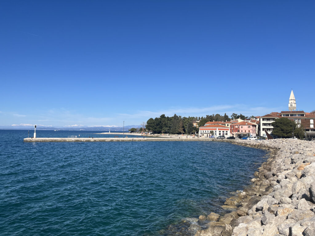 Vue sur la ville d'Izola