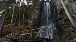 Slap Skalca (cascade Skalca), Mariborsko Pohorje, Slovénie