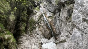 Slap Orglice (cascade Orglice) à proximité de Kamnik, Slovénie