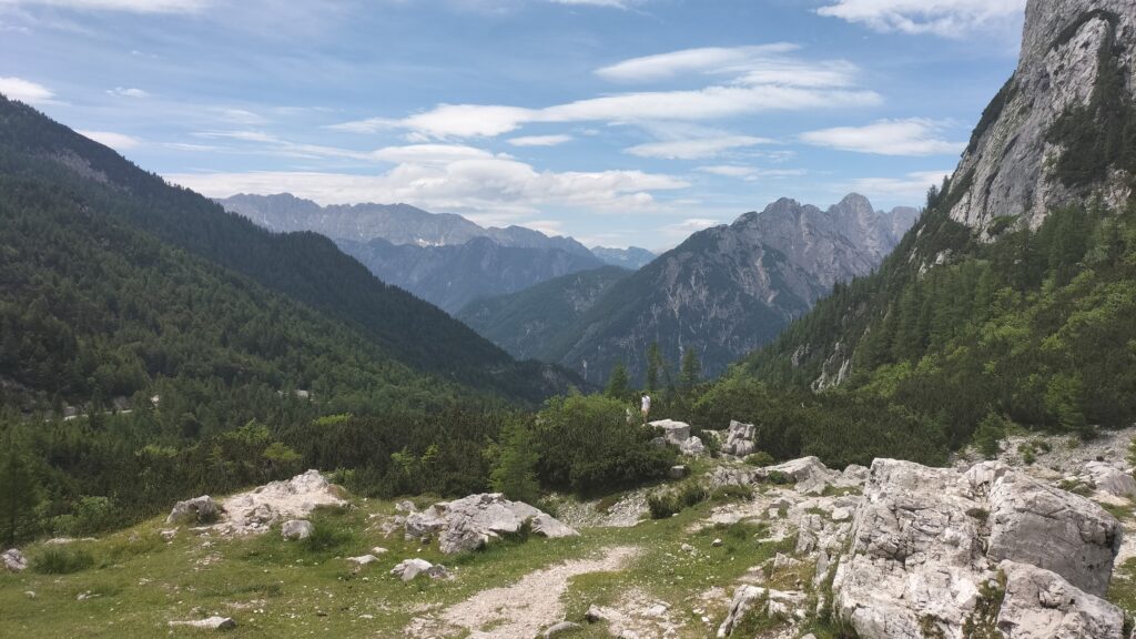Vue depuis le col de Vrsic