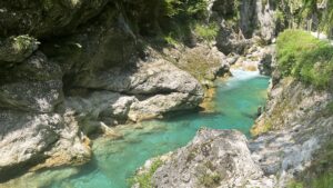 Tolminska Korita (gorges de Tolmin), Alpes Juliennes, Slovénie