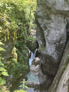 Rocher de l'ours, gorges de Tolmin, Slovénie