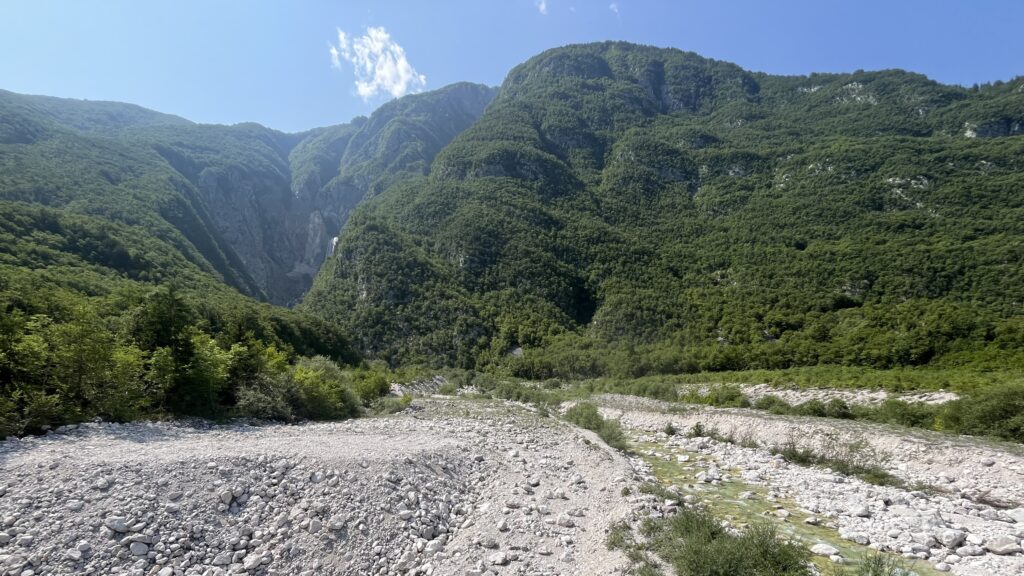 Montagne d'où coule la Slap Boka, Slovénie