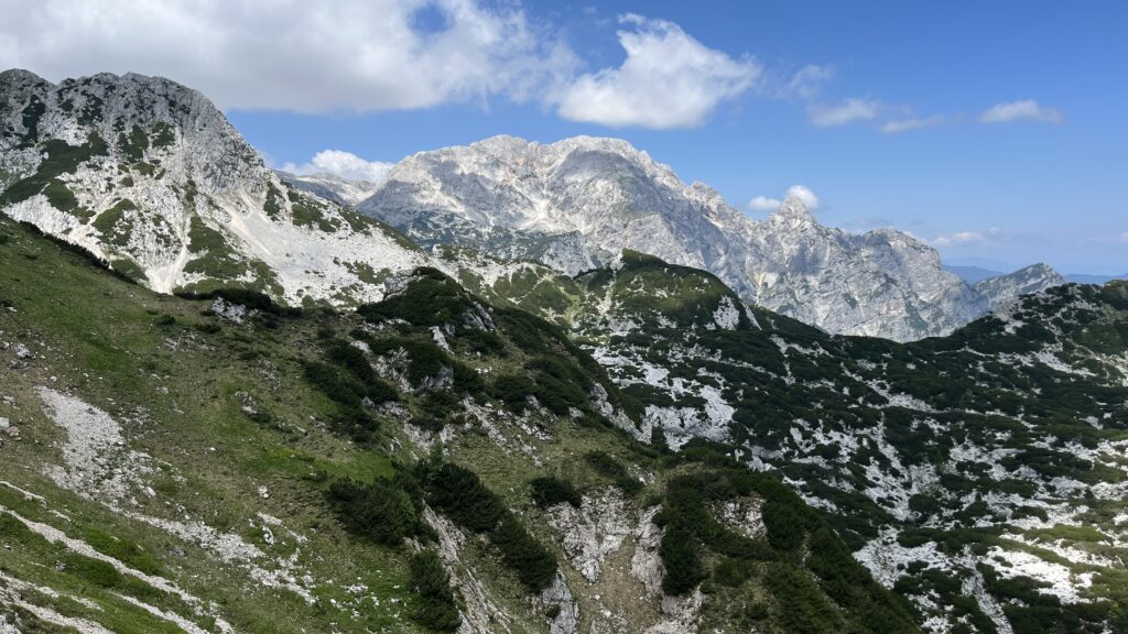 Visevnik, vue sur le Triglav, Slovénie
