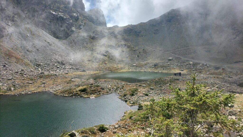 Lacs Robert, au-dessus de la station de Chamrousse
