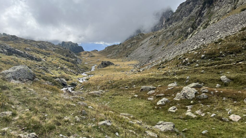 Vallée du Doménon, sous le refuge de la Pra