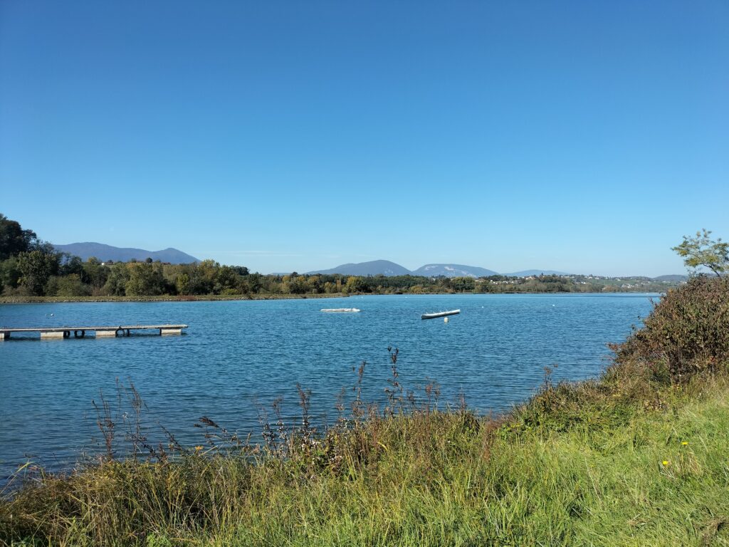 Etape de la Via Rhôna entre Groslée et Belley