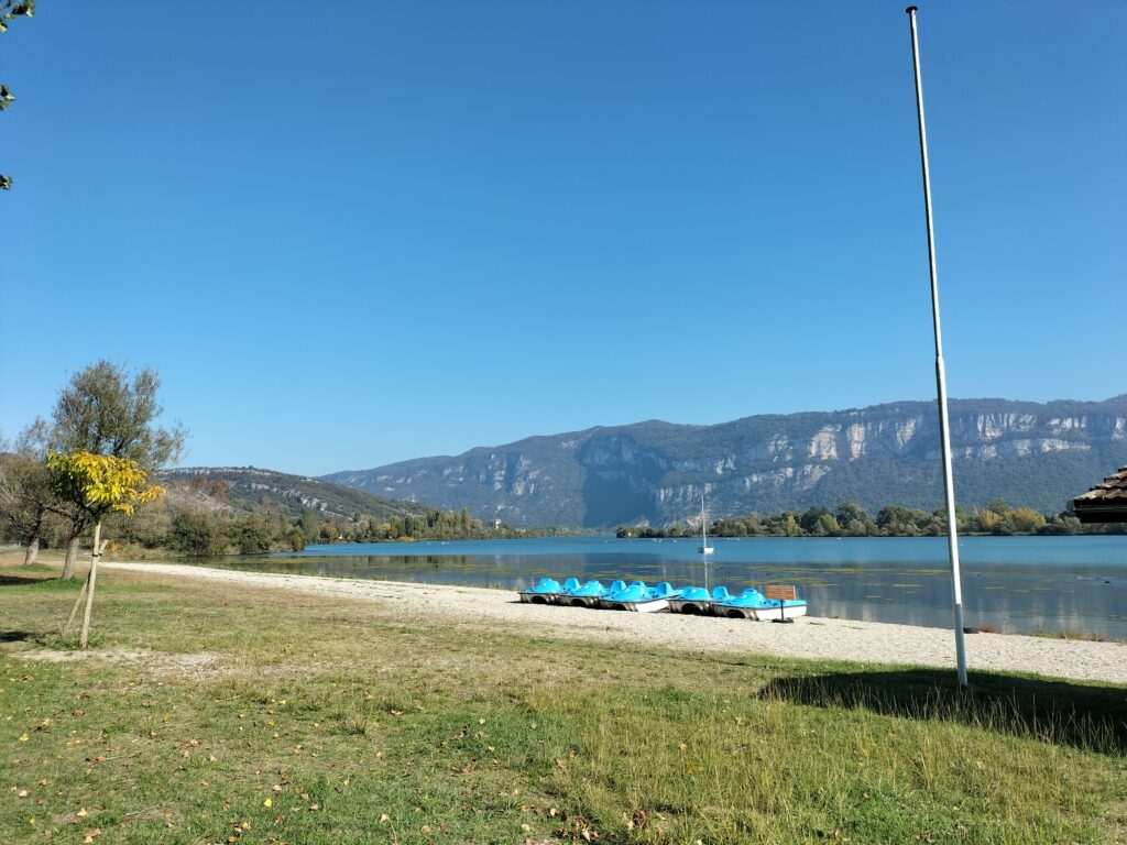 Etape de la Via Rhôna entre Groslée et Belley