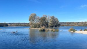 Tour du lac de Miribel à proximité de Lyon