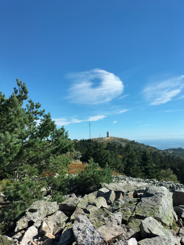 Vue sur le crêt de Botte